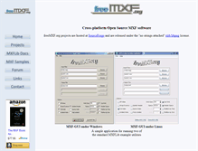 Tablet Screenshot of freemxf.org